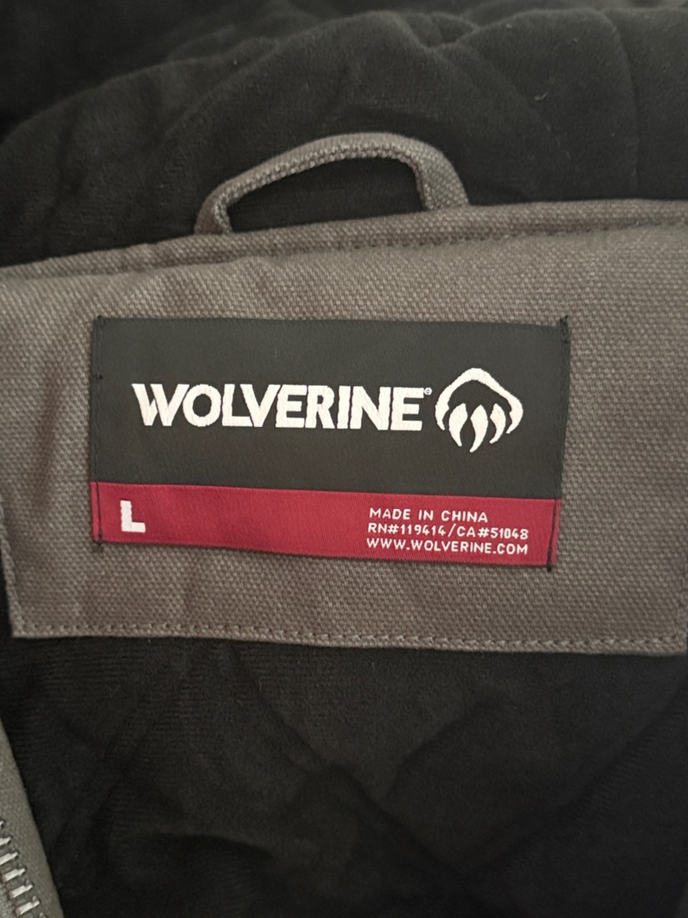 Wolverine nwt size large Men's Granite Lockhart Jacket Hooded - Picture 5 of 6